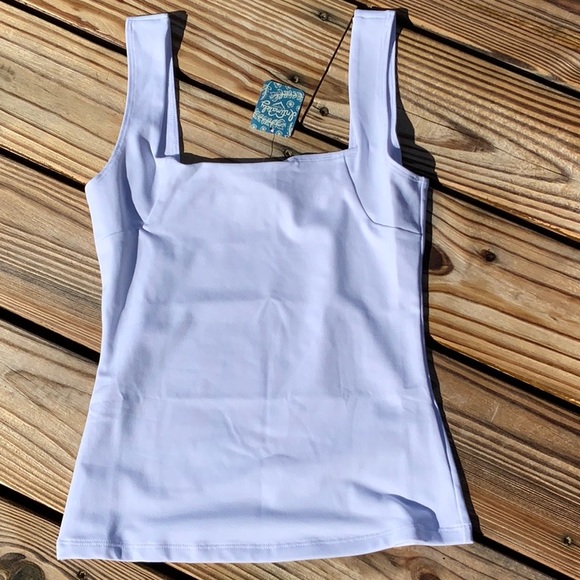 Free People Tops - NWT Free People Square Off Camisole In White Size XS